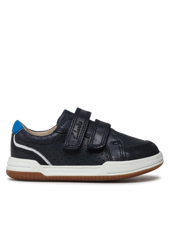 Sneakers Clarks Fawn Solo T 261589886 Navy Leather