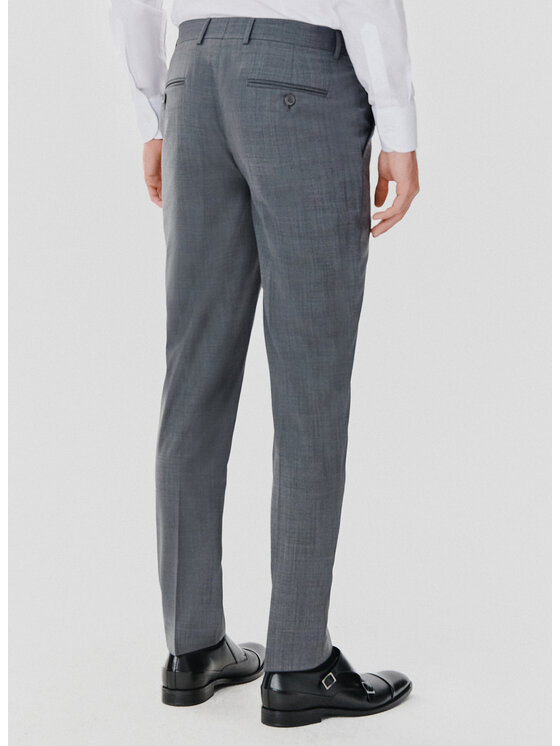 Pako Lorente Pako Lorente Garnitur P24WP-4G-007 Szary Super Slim Fit