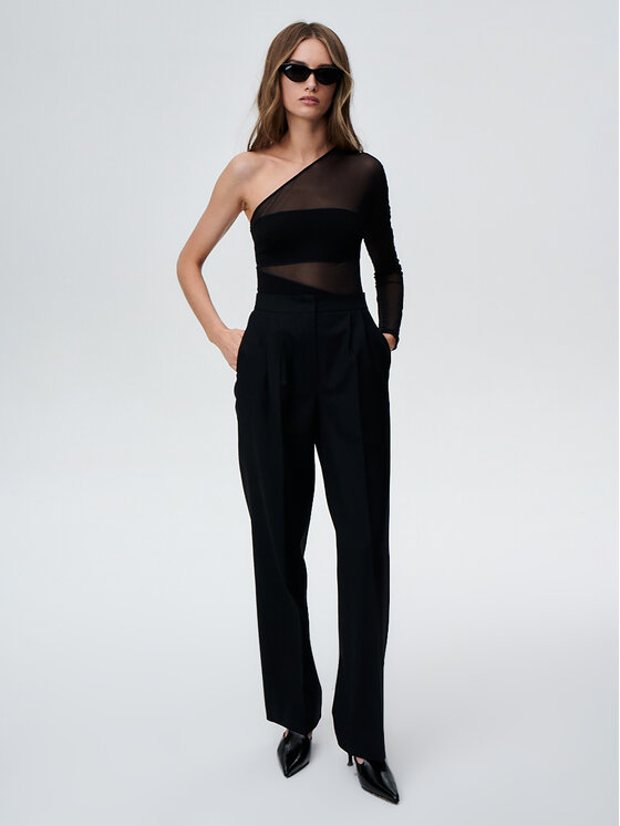 Undress Code Undress Code Spodnie materiałowe Dolce 602 Czarny Relaxed Fit