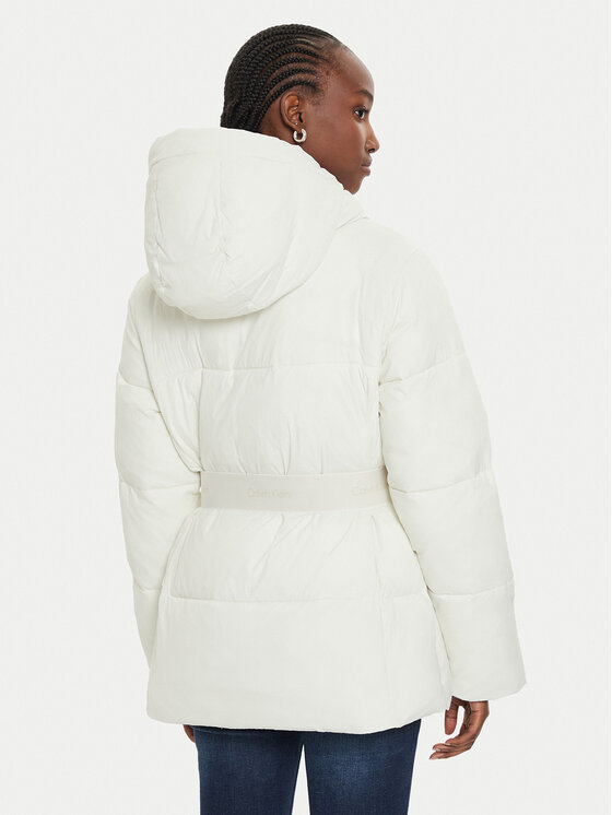 Calvin Klein Jeans Calvin Klein Jeans Giubbotto invernale J20J224107 Écru Relaxed Fit