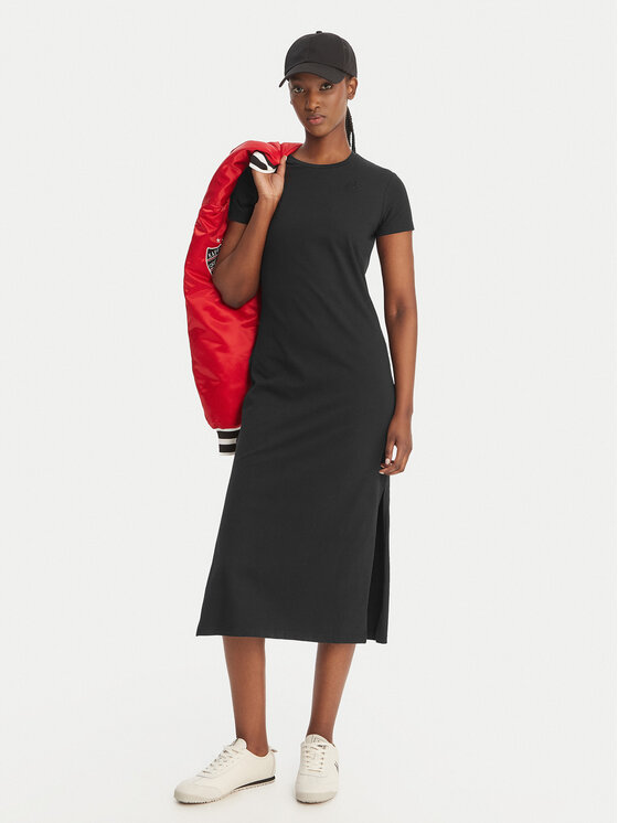 Kappa Kappa Ikdienas kleita Iclisia 332D7PW Melns Slim Fit