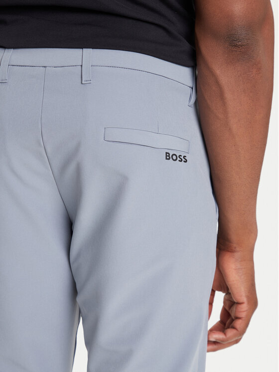 BOSS BOSS Kalhoty z materiálu T_Commuter 50534303 Šedá Slim Fit