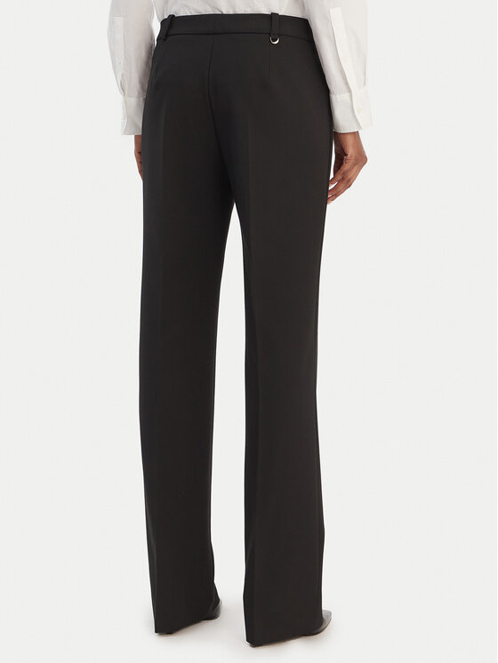 HUGO HUGO Spodnie materiałowe Hilayla 50555896 Czarny Slim Fit