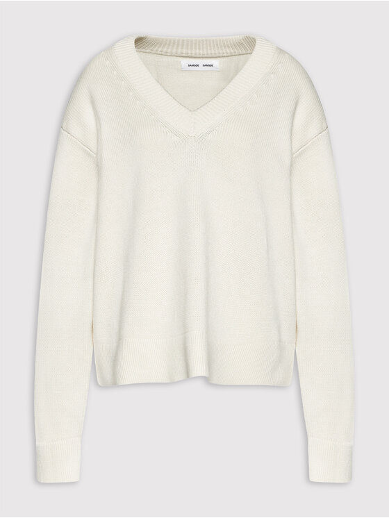 Samsøe Samsøe Samsøe Samsøe Maglione Hailey F21200015 Bianco Regular Fit