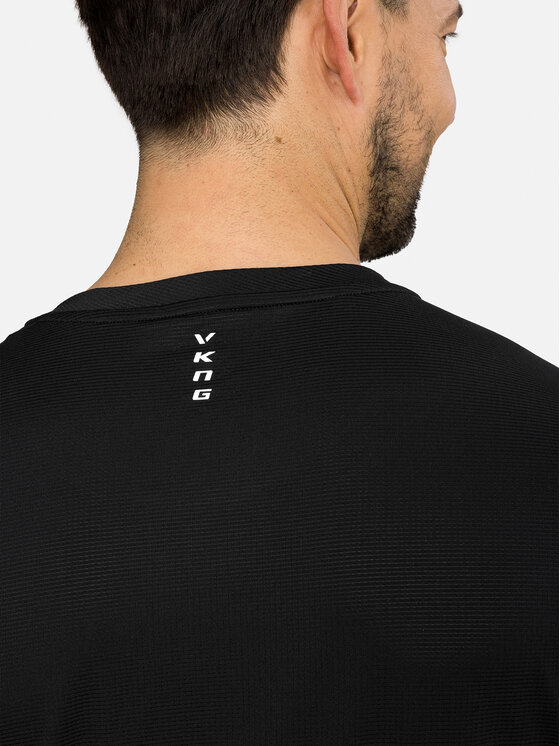 Viking Viking T-Shirt Tover Czarny Regular Fit