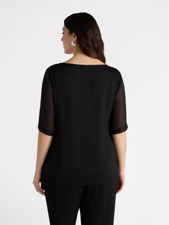 Fiorella Rubino Fiorella Rubino Blusa 2768T002261N033 Nero Over Fit