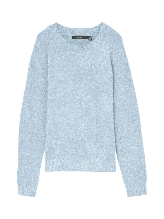Vero Moda Vero Moda Sweter Doffy 10201022 Błękitny Regular Fit