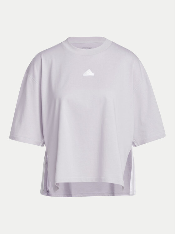 adidas adidas Marškinėliai Dance IS0877 Violetinė Loose Fit