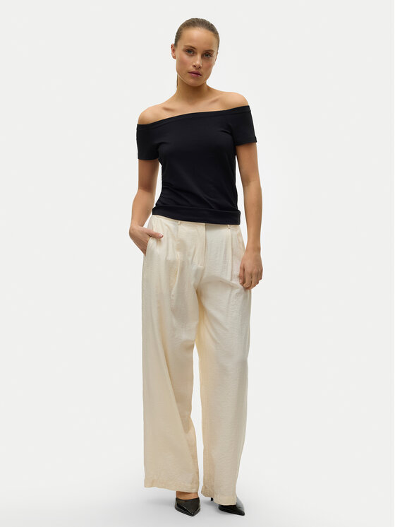 Vero Moda Vero Moda Bluzka Panda 10325598 Czarny Regular Fit