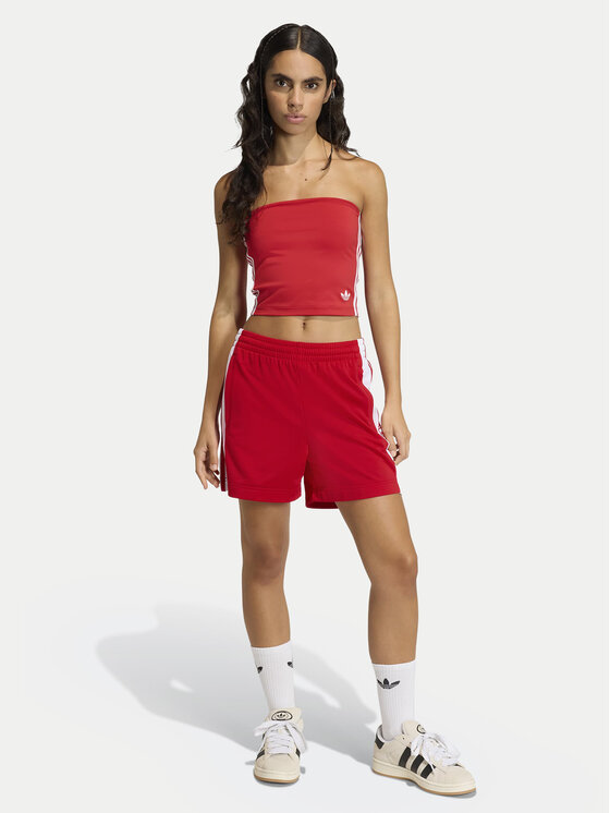 adidas adidas Pantaloncini sportivi Adibreak KD6330 Rosso Loose Fit