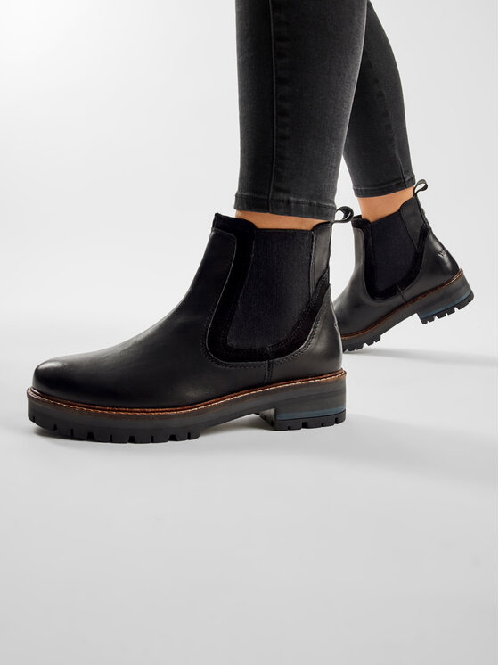 Wrangler Bottines Chelsea Denver Chelsea Leather WL02545A Noir