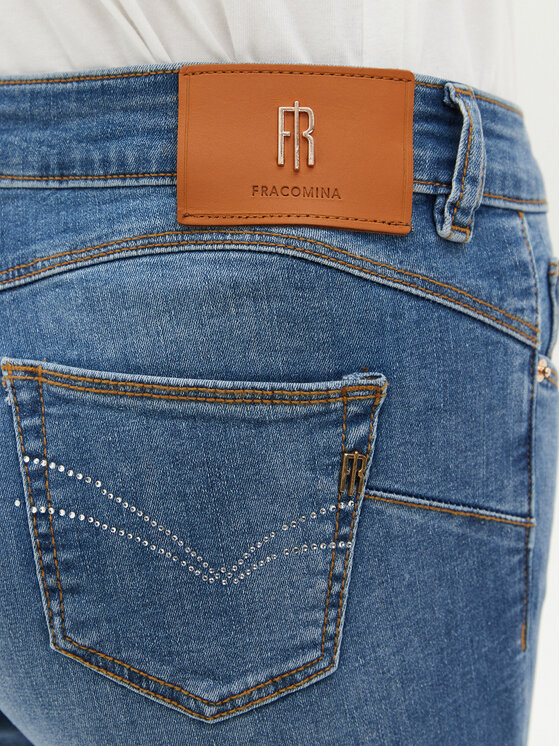 Fracomina Fracomina Jeans hlače FP25SV8000D46002 Modra Slim Fit