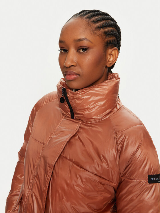 Frieda & Freddies Frieda & Freddies Prehodna jakna 3703 Rjava Regular Fit