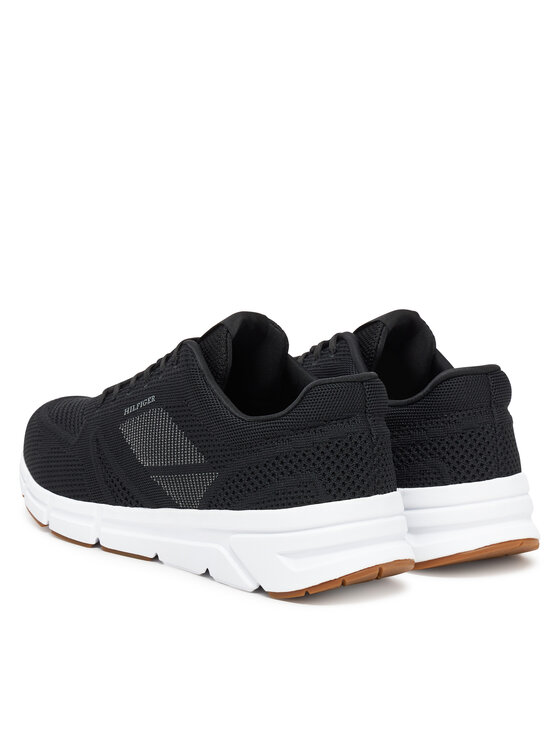 Tommy Hilfiger Tommy Hilfiger Laisvalaikio batai Modern Comfort Run Knit FM0FM05524 Juoda