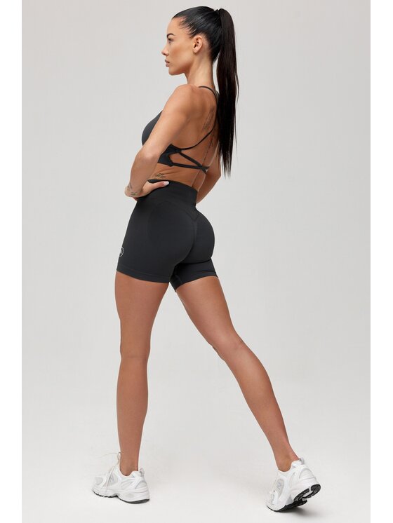 ROUGH RADICAL ROUGH RADICAL Szorty sportowe SEAMLESS GLOW SHORTS Szary Slim Fit
