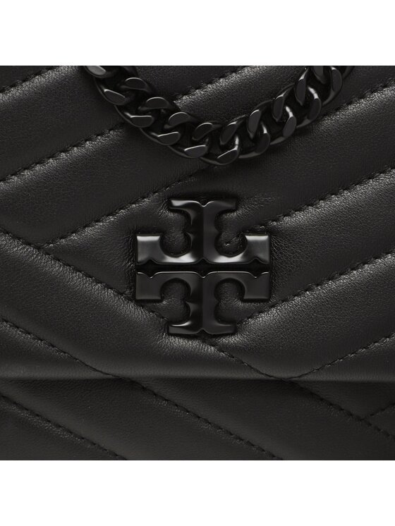 Tory Burch Tory Burch Kabelka Kira Chevron Powder 90856 Černá