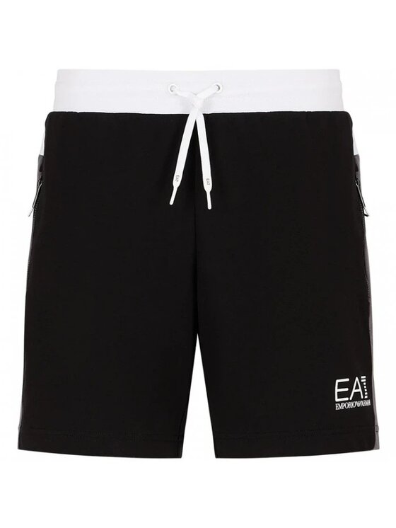 Emporio Armani Emporio Armani Sportovní kraťasy 3DPS58 PJLIZ Černá Regular Fit