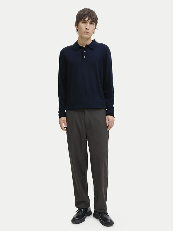 Jack&Jones Jack&Jones Πουλόβερ Merino 12281757 Σκούρο μπλε Regular Fit