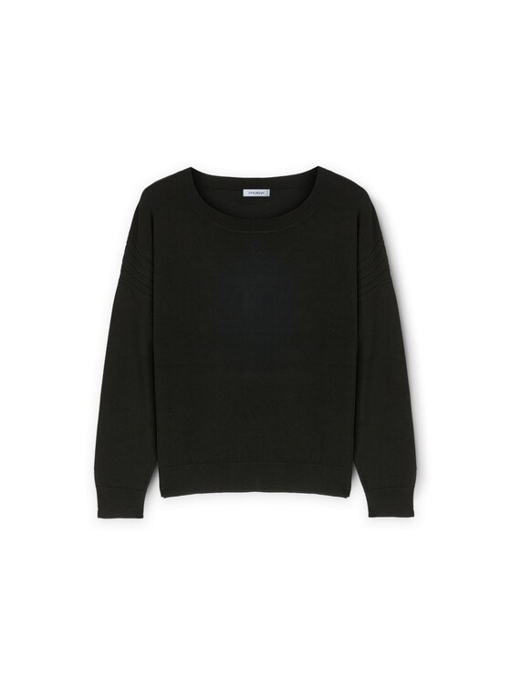 Motivi Motivi Sweter M364W003525N033 Czarny Regular Fit