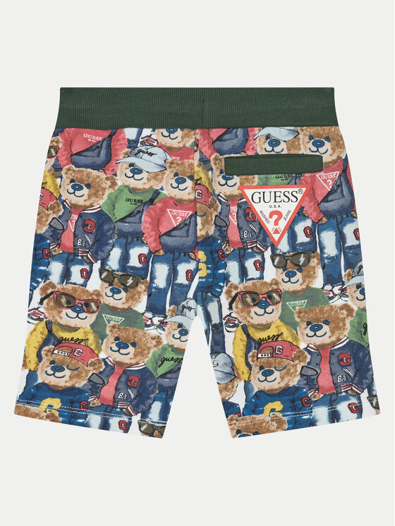 Guess Guess Pantaloncini di tessuto N5RD02 KA6R4 Multicolore Regular Fit