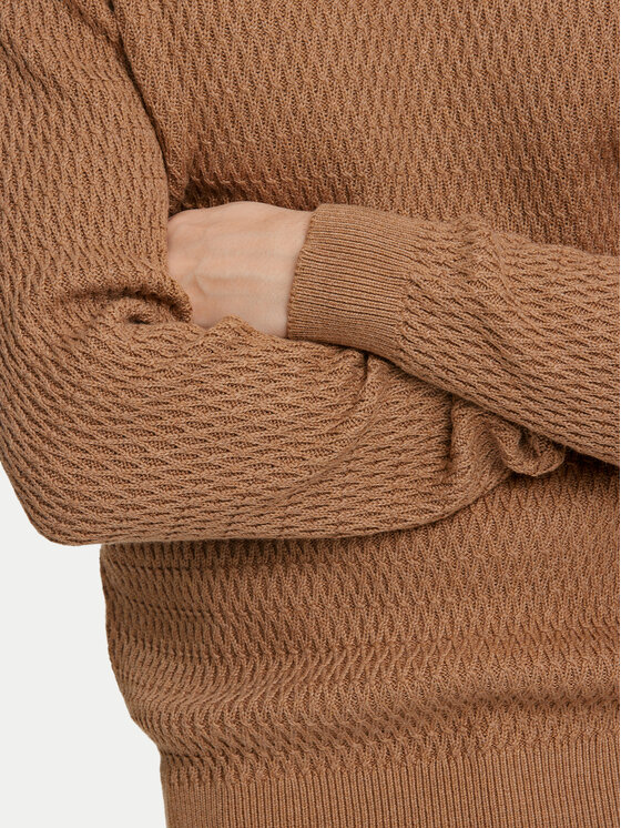Lindbergh Lindbergh Пуловер 30-804052 Бежов Relaxed Fit