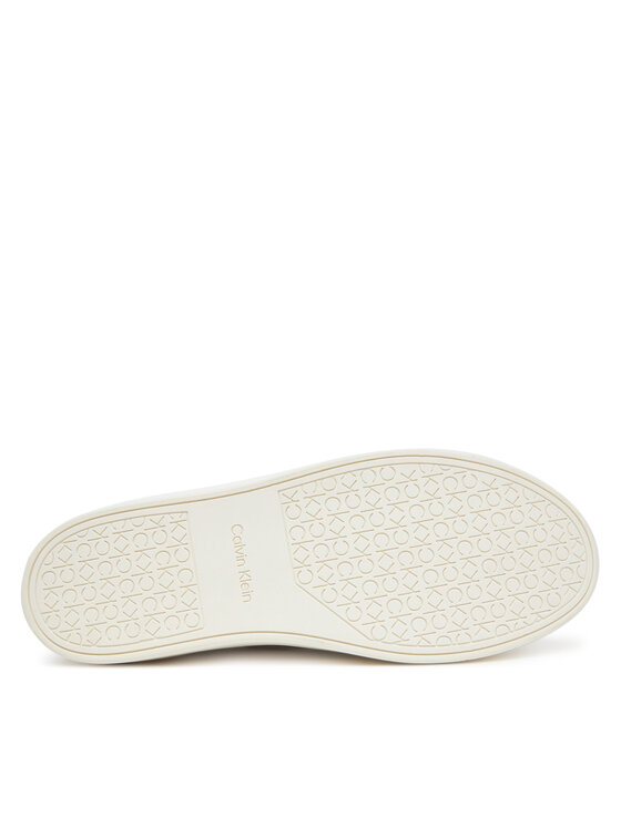 Calvin Klein Calvin Klein Мокасини Hybrid Lace Up Boat Lth HM0HM01812 Екрю