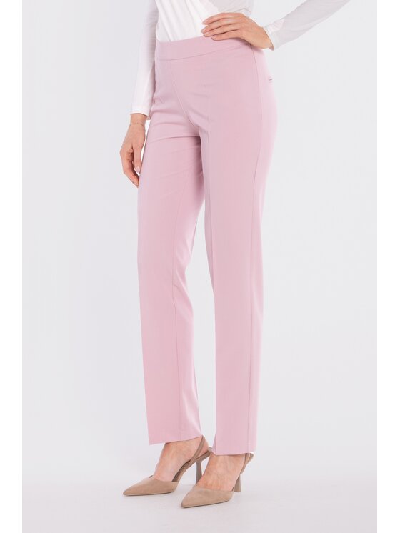 Stylove Stylove Pantaloni di tessuto S433 Rosa Cigarette Fit