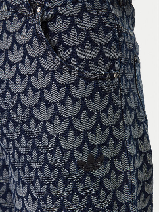 adidas adidas Jeansy Monogram KD0399 Modrá Loose Fit