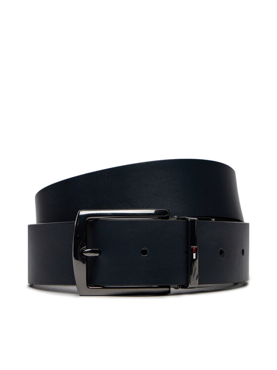 Tommy Hilfiger Tommy Hilfiger Ζώνη Ανδρική Denton 3.5 Rev AM0AM12053 Μαύρο