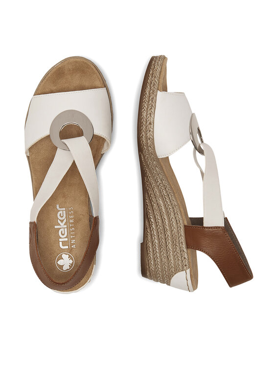 Rieker Rieker Sandali 624H6-81 Bianco