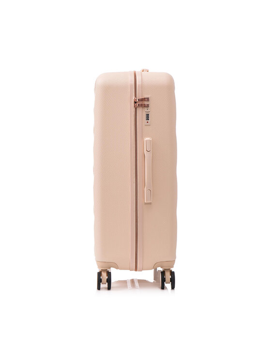 Semi Line Semi Line Среден куфар T5724-3 Екрю