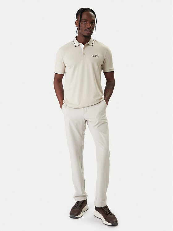 BOSS BOSS Pólóing Paddy Pro 50469102 Bézs Regular Fit