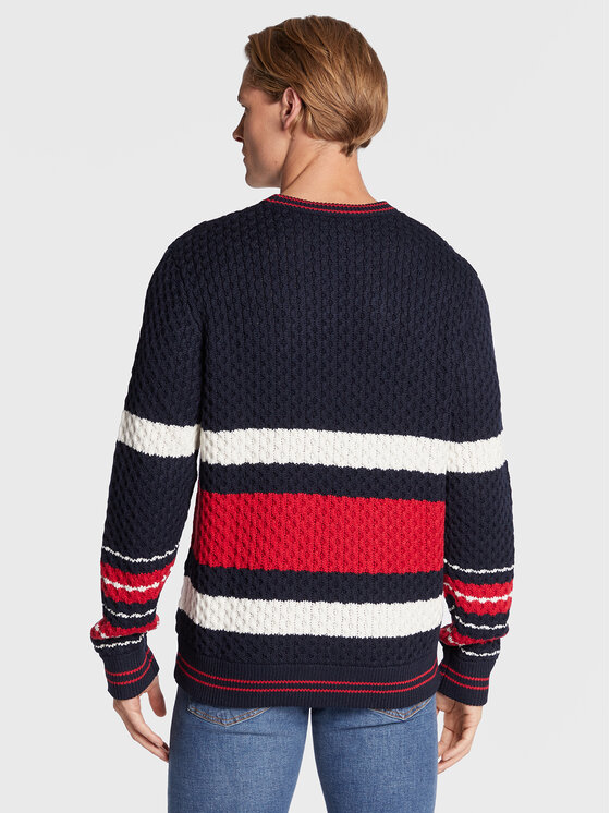J.Lindeberg J.Lindeberg Sweater Orion FMKW06531 Sötétkék Regular Fit
