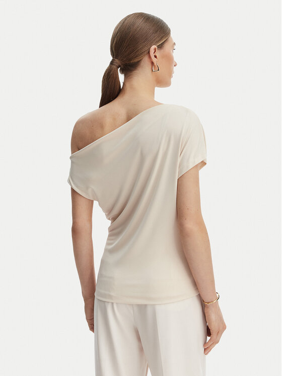 Rinascimento Rinascimento Μπλουζάκι CFC0128664003 Μπεζ Regular Fit