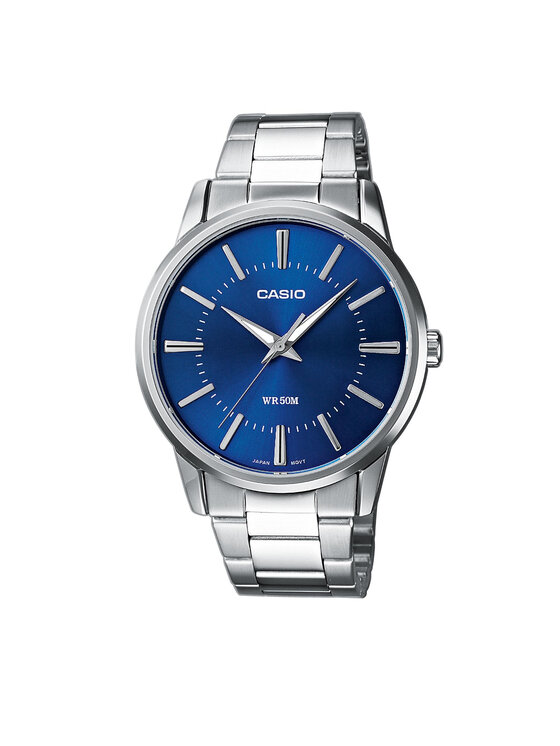 Casio Casio Zegarek MTP-1303PD-2AVEG Srebrny