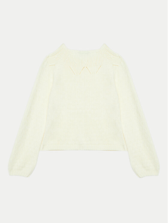 United Colors Of Benetton United Colors Of Benetton Kardigan 1076G500J Biały Regular Fit
