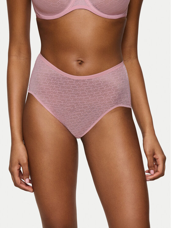 Triumph Triumph Chiloți clasici cu talie înaltă Triumph Signature Sheer Maxi EX 10215936 Roz