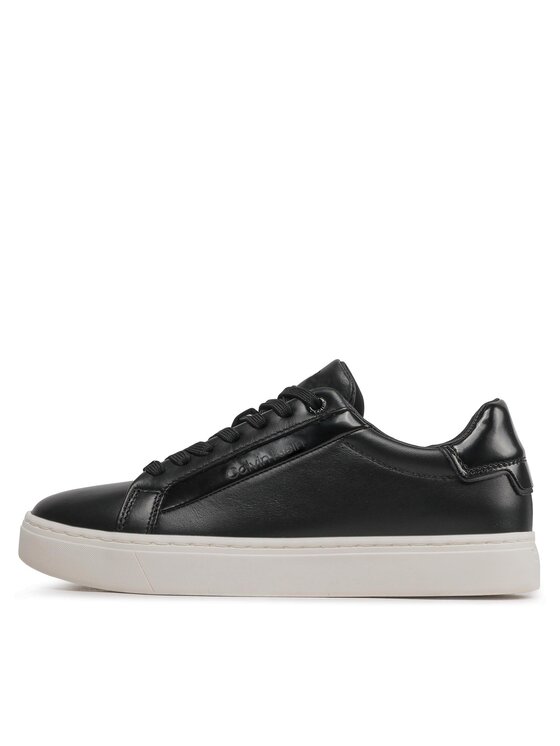 Calvin Klein Calvin Klein Sneakersy Logo Cupsole Lace Up HW0HW01353 Czarny