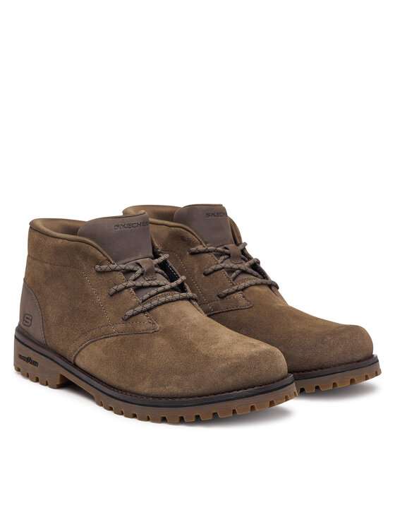 Skechers Skechers Polacchine Quintero-Damien 205903/DKTP Marrone