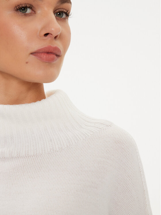 Max Mara Leisure Max Mara Leisure Dolčevita Superbo 2426366148 Bijela Relaxed Fit