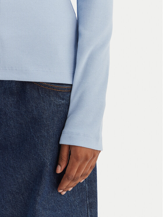 HUGO HUGO Гольф Easy 50525318 Блакитний Slim Fit