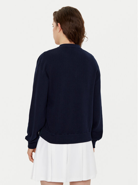 Lacoste Lacoste Pulover AF5622 Mornarsko modra Regular Fit