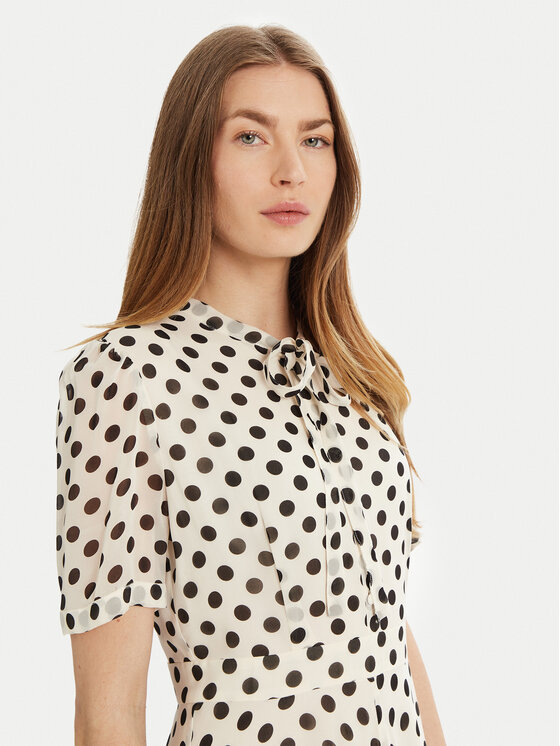 Marella Marella Rochie de zi Lorenzo 2513221141 Écru Regular Fit