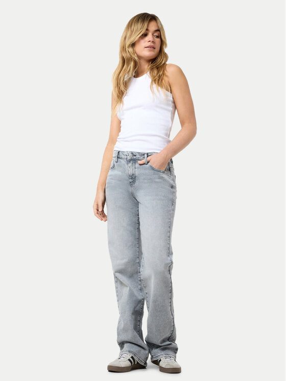 Noisy May Noisy May Jeans Yolanda 27030830 Grigio Wide Leg