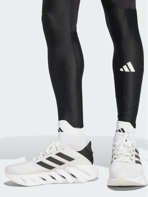 adidas adidas Legginsy Adizero Running Czarny Fitted Fit
