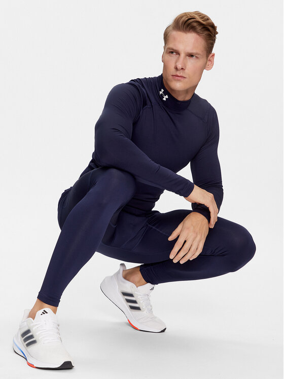 Under Armour Under Armour Koszulka techniczna Ua Cg Armour Comp Mock 1366072 Granatowy Compression Fit