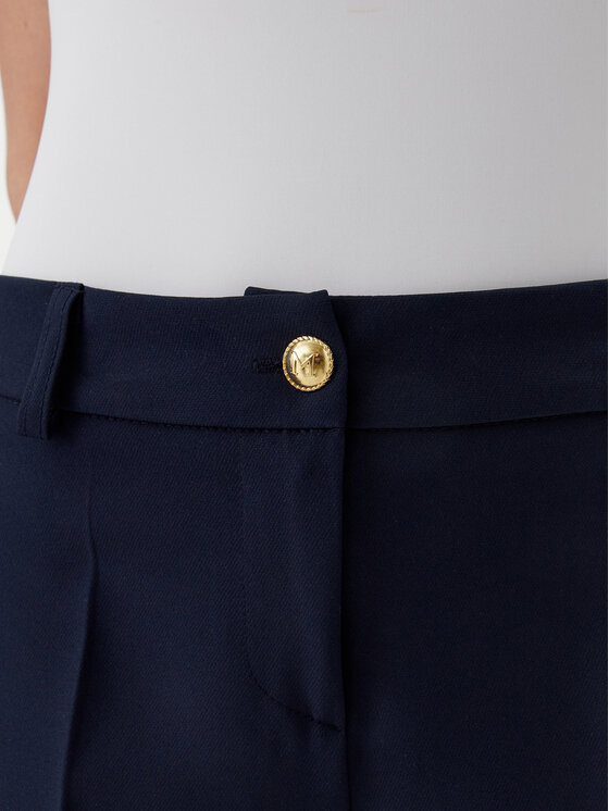 Maryley Maryley Pantaloni di tessuto 25EB52Z/M24/43BL Blu scuro Regular Fit