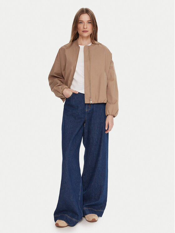 Tatuum Tatuum Bomberjacke Sakalino T2503.012 Beige Loose Fit