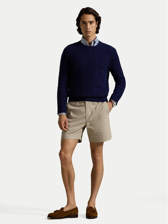 Polo Ralph Lauren Polo Ralph Lauren Шорти з тканини Prepster 710644995 Бежевий Classic Fit