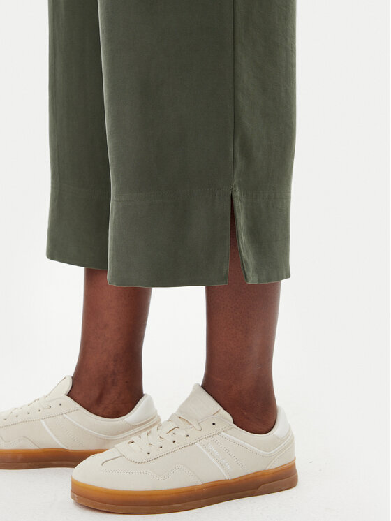 Tom Tailor Tom Tailor Culotte nadrág 1045438 Zöld Regular Fit